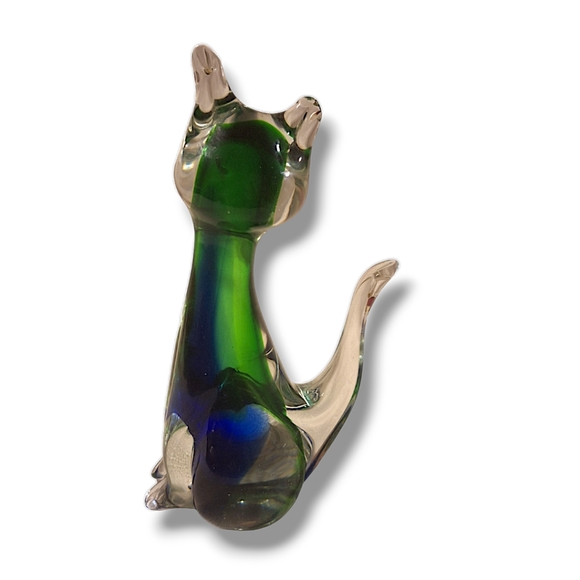 Murano BlownGlass Cat - Picture 3 of 5